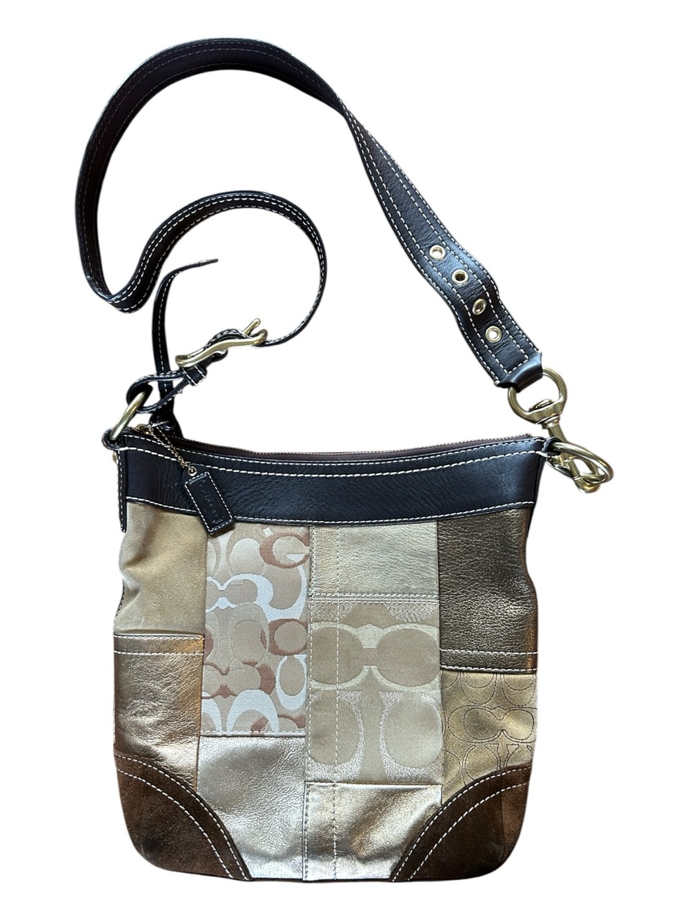 Coach Patchwork Leather Crossbody/Shoulder Bag Very Nice
